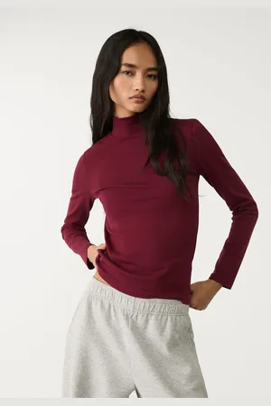 Stradivarius T-shirt à col montant M
