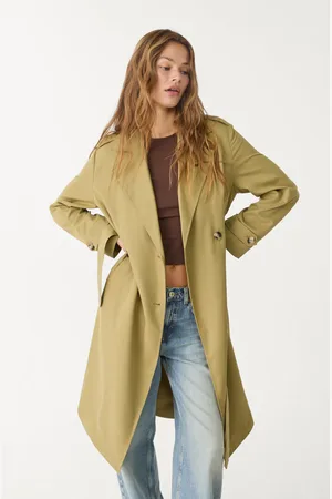 Stradivarius Trench long fluide XL