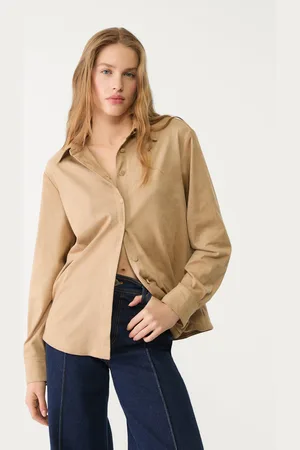 Stradivarius Chemise en suédine XL