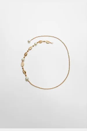 Stradivarius Ceinture chaîne coquillages 80