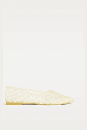 Stradivarius Ballerines en caoutchouc 40