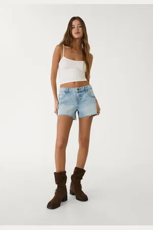 Stradivarius Top en polyamide à bretelles fines XS
