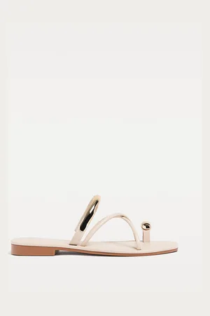 Stradivarius Sandales plates avec détail métallique 41