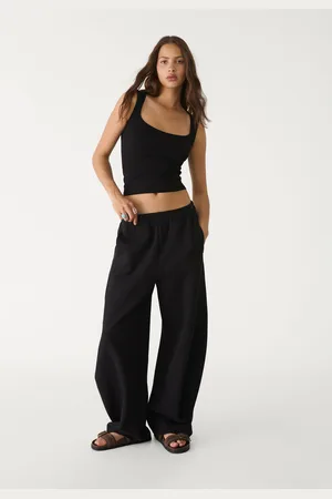 Stradivarius T-shirt col carré XS