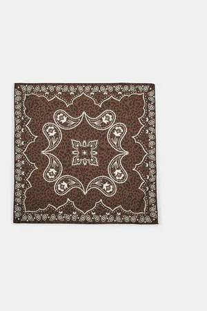 Stradivarius Foulard bandana léopard OS