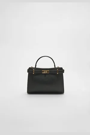 Stradivarius Sac à bandoulière rigide avec ceinture OS
