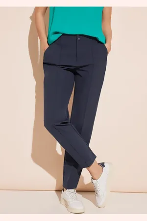 Street one Femme Pantalon coupe classique in Bleu
