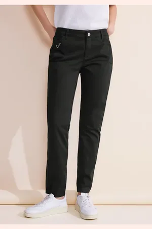 Street one Femme Pantalon coupe classique in Noir