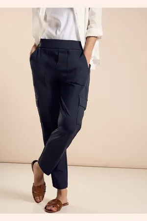 Street one Femme Pantalon cargo pour le voyage in Bleu