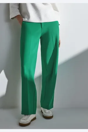 Street one Femme Pantalon coupe classique in Vert