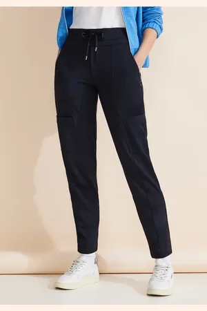 Street one Femme Pantalon coupe ample in Bleu