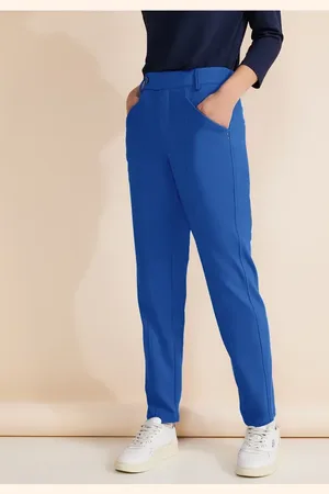 Street one Femme Pantalon coupe classique in Bleu