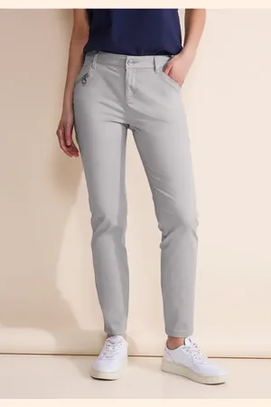 Street one Femme Pantalon coupe classique in Gris
