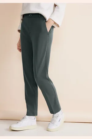 Street one Femme Pantalon chino coupe classique in Vert