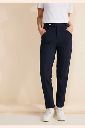 Street one Femme Pantalon coupe classique in Bleu