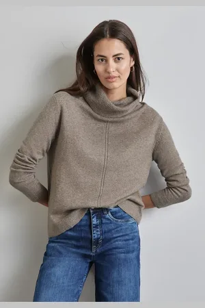 Street one Femme Sweat à col roulé in Beige
