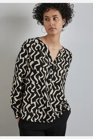 Street one Femme Blouse imprimée in Noir
