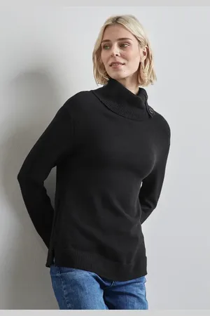 Street one Femme Pull en maille in Noir