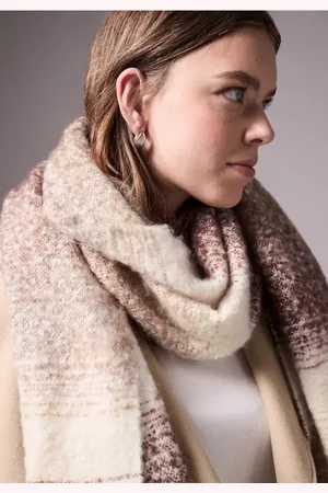 Street one Femme Foulard rayé in Blanc