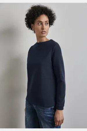 Street one Femme T-shirt à manches courtes structuré in Bleu