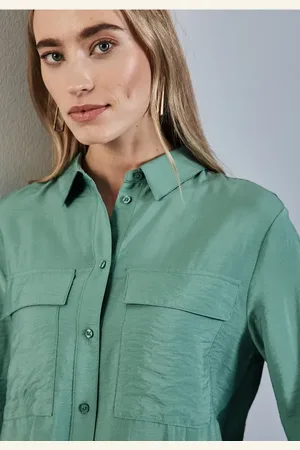 Street one Femme Chemisier Relaxed Fit in Vert