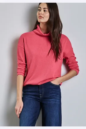 Street one Femme T-shirt à motifs structurés in Rose