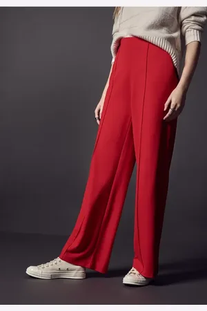 Street one Femme Pantalon large in Rouge