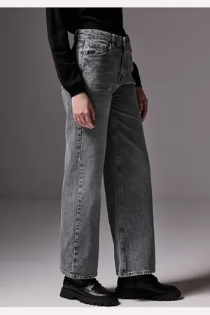 Street one Femme Jeans à jambes larges in Gris