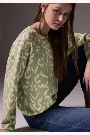 Street one Femme Chemise à motifs en soie in Vert
