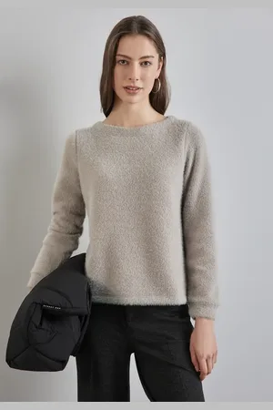 Street one Femme T-shirt avec détails scintillants in Beige