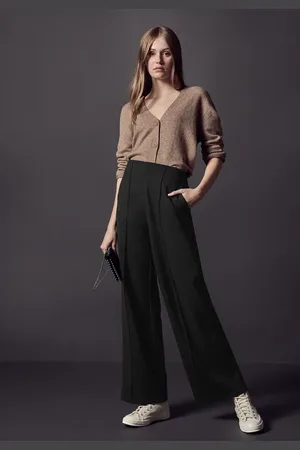 Street one Femme Pantalon large in Noir