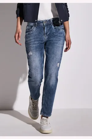 Street one Femme Jeans en coupe loose in Bleu