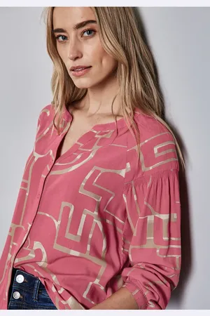 Street one Femme Tunique avec détails smocks in Rose