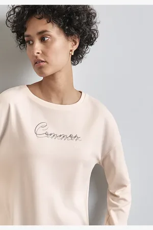 Street one Femme T-shirt avec broderie in Blanc
