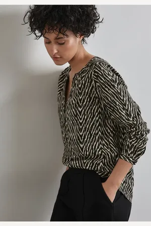 Street one Femme Blouse à motifs in Noir