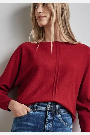Street one Femme Pull-over Dolman in Rouge