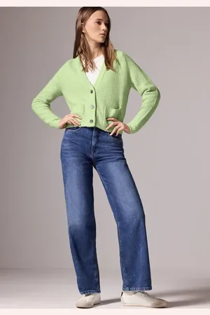 Street one Femme Cardigan court in Vert
