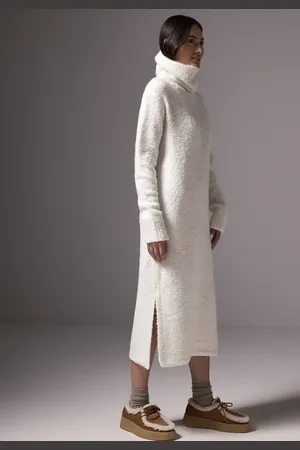 Street one Femme Robe bouclette à la coupe décontractée in Blanc