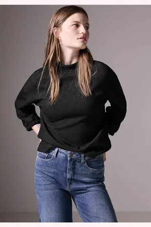 Street one Femme T-shirt brillant in Noir