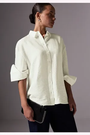 Street one Femme Blouse à la coupe décontractée in Blanc