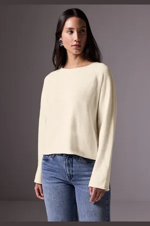 Street one Femme Pull à col rond in Beige