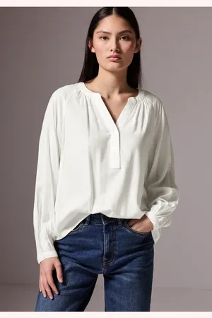 Street one Femme Blouse raglan en couleur unie in Blanc