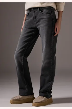Street one Femme Jeans droits in Noir