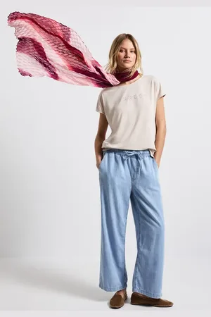 Street one Femme Foulard en laine in Rouge