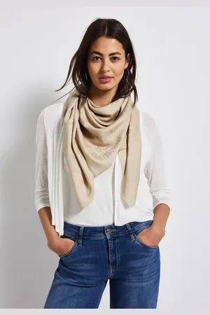 Street one Femme Foulard jacquard in Beige