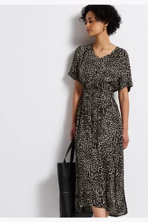 Street one Femme Maxi-robe avec imprimé in Noir