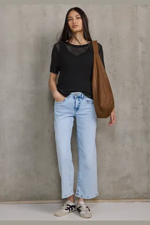 Street one Femme Pull décontracté à manches courtes in Noir