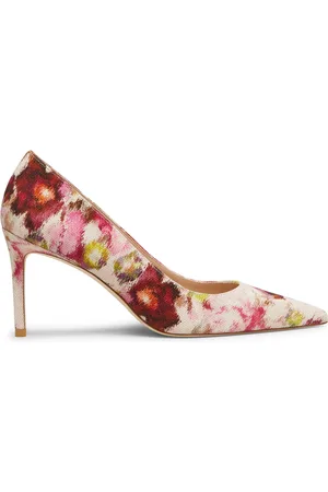 Stuart Weitzman STUART 85 PUMP, Last chance, , FLORAL PRINTED JACQUARD