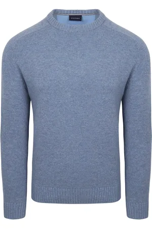 Suitable Pull Agneline Col Rond Clair Bleu clair Bleu