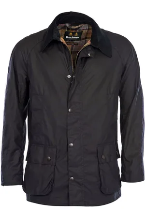 Barbour Veste Ashby Ciré Marine Bleu foncé Bleu